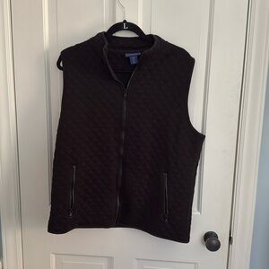 Wilken Bros Quilted Black Vest